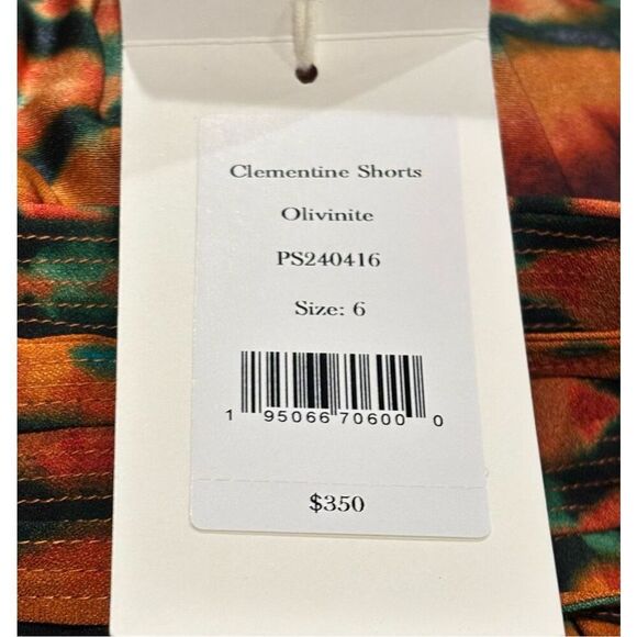 ULLA JOHNSON CLEMENTINE SHORT in OLIVINITE NWT Size 6 - Picture 8 of 9